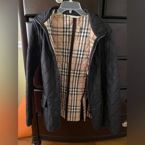 Black Burberry jacket